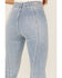 Cello Women's Medium Wash High Rise Seamed Flare Jeans, Blue, hi-res