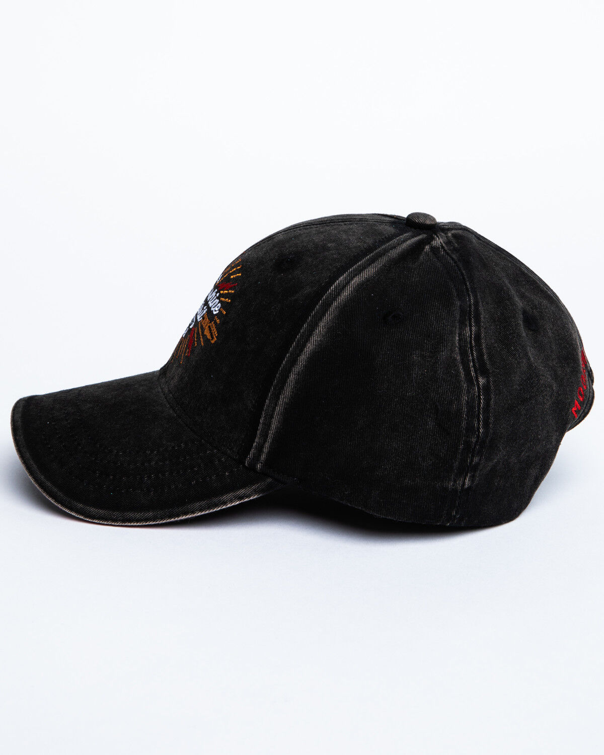 Image #2 - Moonshine Spirit Men's Electric Embroidered Ball Cap, Black, hi-res