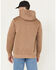 Image #4 - Thorogood Men's Snap Neck Hooded Sweatshirt, Lt Brown, hi-res