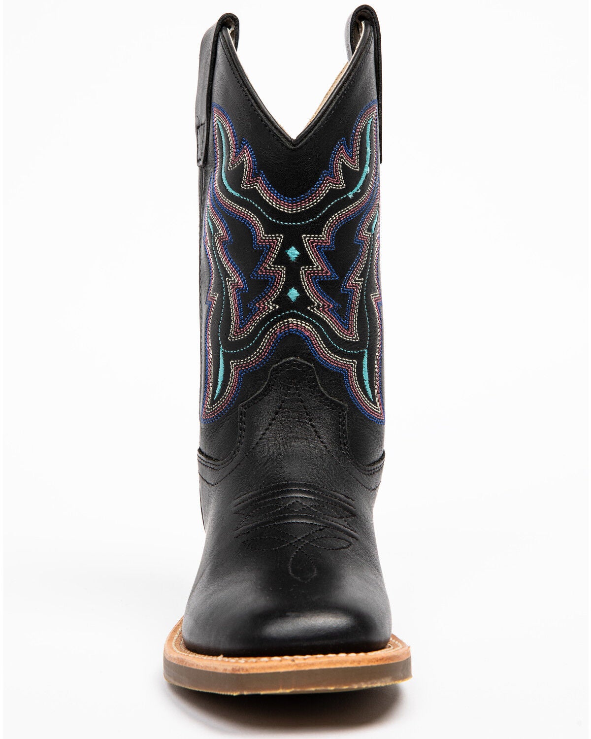 girls black western boots