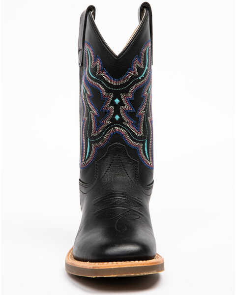 Image #4 - Shyanne Girls' Western Boots - Broad Square Toe, Black, hi-res