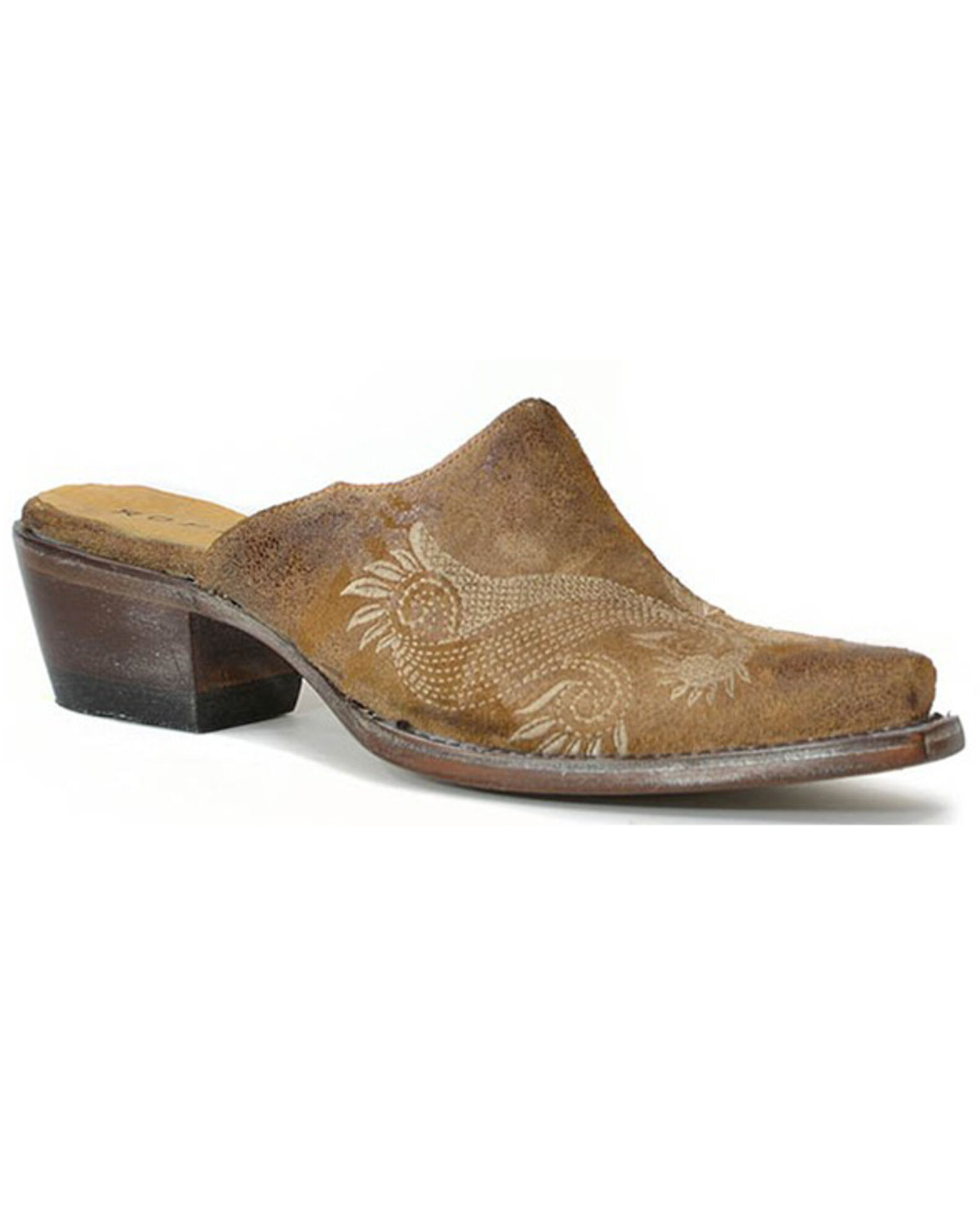 Roper Women s Mary Mule Slip On Western Shoes Snip Toe