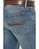 Image #4 - RANK 45® Men's Roughstock Roadrunner Wash Brock Relaxed Bootcut Performance Stretch Denim Jeans, Medium Wash, hi-res