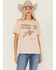 Image #1 - Idyllwind Women's Giddy Up Short Sleeve Graphic Tee, Pink, hi-res