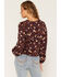 Image #4 - Idyllwind Women's Lynnbrook Floral Print Long Sleeve Blouse, Wine, hi-res