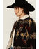 Image #2 - Rock & Roll Denim Women's Southwestern Print Sherpa Lined Jacket, Black, hi-res
