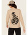 Image #1 - Wrangler RIGGS Women's Boot Barn Exclusive Moto Girl Long Sleeve Graphic Work Tee - Plus, Taupe, hi-res