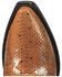 Dan Post Women's Cognac Water Snake Triad Cowgirl Boots - Snip Toe, , hi-res
