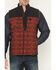 Image #3 - RANK 45&reg; Men's Color Block Southwestern Print Softshell Vest, Maroon, hi-res