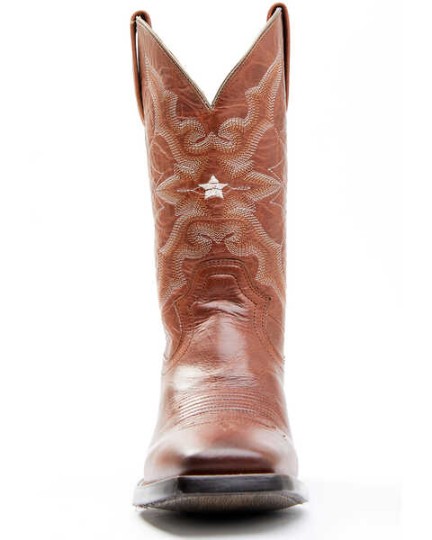 Idyllwind Women's Canyon Cross Western Performance Boots - Broad Square Toe, Cognac, hi-res