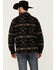 Image #4 - Powder River Outfitters Men's Southwestern Print Berber Zip Jacket, Black, hi-res
