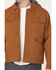 Image #3 - Lucky Brand Workwear Men's Canvas Hooded Trucker Jacket, Bronze, hi-res