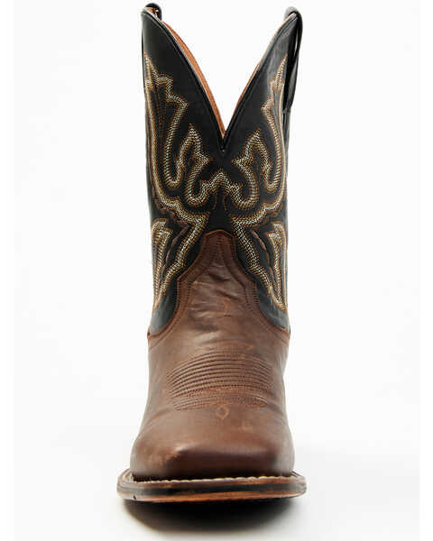 Image #4 - Dan Post Men's 11" Imperial Cowboy Certified Western Performance Boots - Broad Square Toe, Brown, hi-res