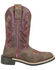 Image #2 - Smoky Mountain Girls' Willow Western Boots - Broad Square Toe, Brown, hi-res