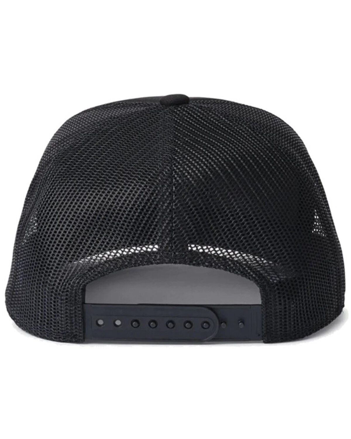 Image #2 - Brixton Men's Alpha Block Netplus Logo Ball Cap, Black, hi-res