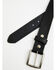 Image #2 - Hawx Men's Triple Stitch Work Belt, Black, hi-res