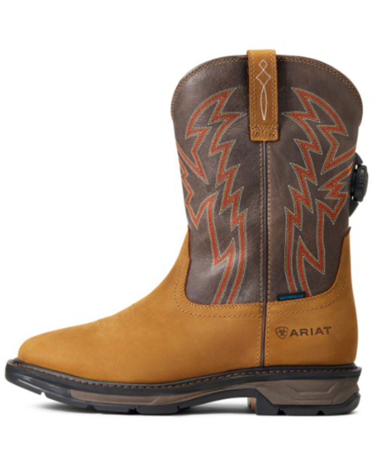 Image #2 - Ariat Men's WorkHog® XT Boa H20 Work Boot - Soft Toe, Brown, hi-res