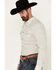 Image #2 - Gibson Trading Co. Men's Level Up Floral Print Long Sleeve Snap Western Shirt, Ivory, hi-res