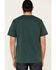 Moonshine Spirit Men's Mountain Man Graphic Short Sleeve T-Shirt , Green, hi-res