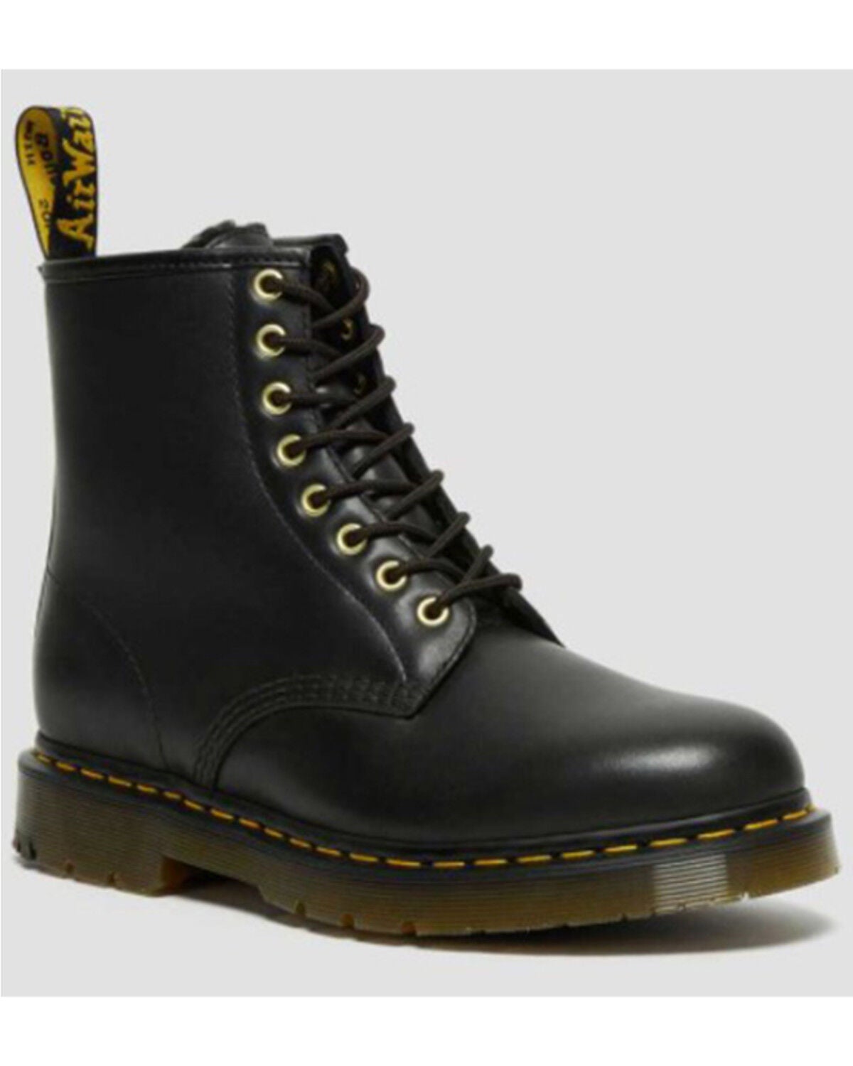 Dr. Martens 1460 Wintergrip Lacer Boots - Soft Toe, Black, hi-res