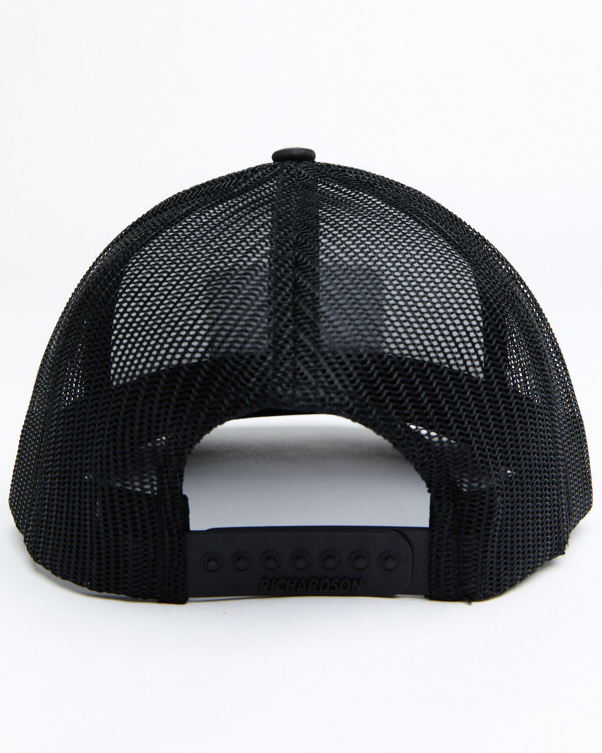 Image #3 - Okie Men's Billy Rubber Flag Logo Patch Mesh-Back Ball Cap - White & Black, White, hi-res