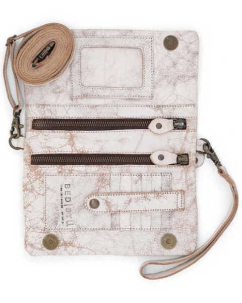 Image #4 - Bed Stu Women's Cadence Wallet Wristlet Crossbody Bag , Grey, hi-res