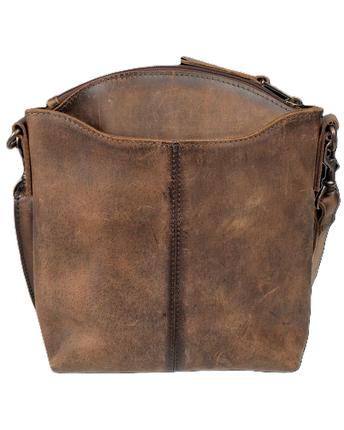 Image #2 - STS Ranchwear By Carroll Women's Baroness Josie Crossbody Bag, Brown, hi-res