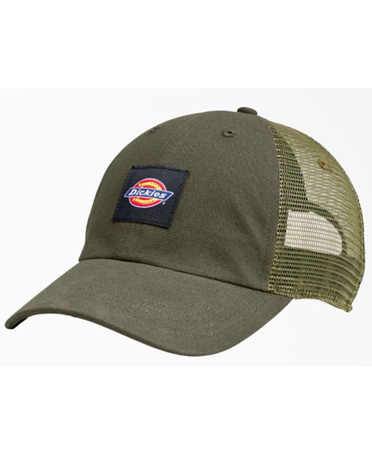 Image #1 - Dickies Men's Logo Ball Cap, Moss Green, hi-res