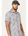 Image #2 - Pendleton Men's Shoreline Print Short Sleeve Western Shirt, Blue, hi-res