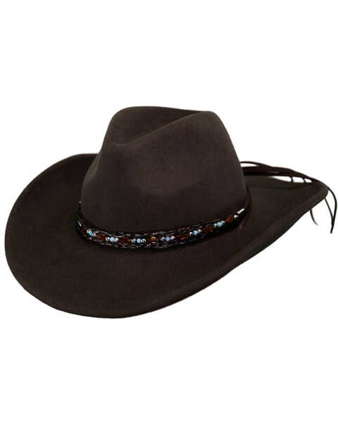 Image #1 - Outback Trading Co. Men's Aubrey UPF50 Sun Protection Crushable Wool Hat, , hi-res