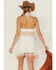 Image #4 - Shyanne Women's Fringe Halter Bodycon Mini Dress, Ivory, hi-res