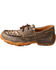 Twisted X Little Girls' Cheetah Moccasin Loafers , Brown, hi-res