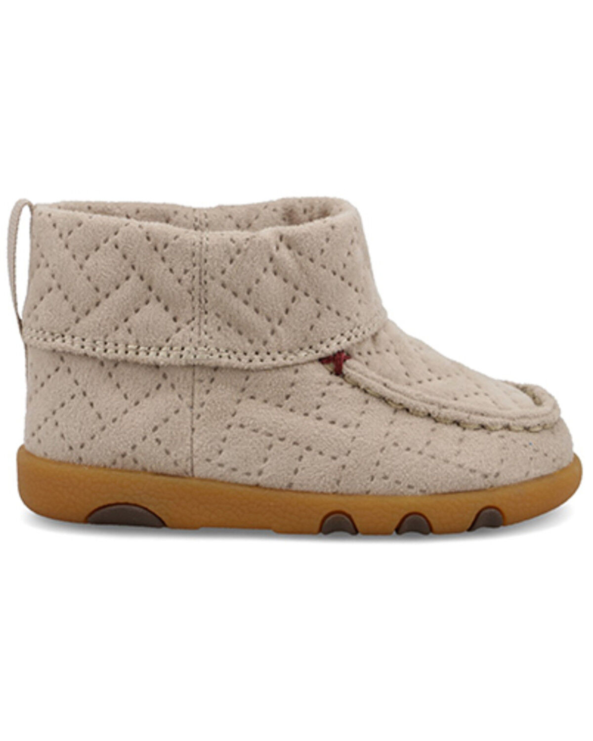 Image #2 - Twisted X Infant Driving Moc Boots - Moc Toe, Cream, hi-res