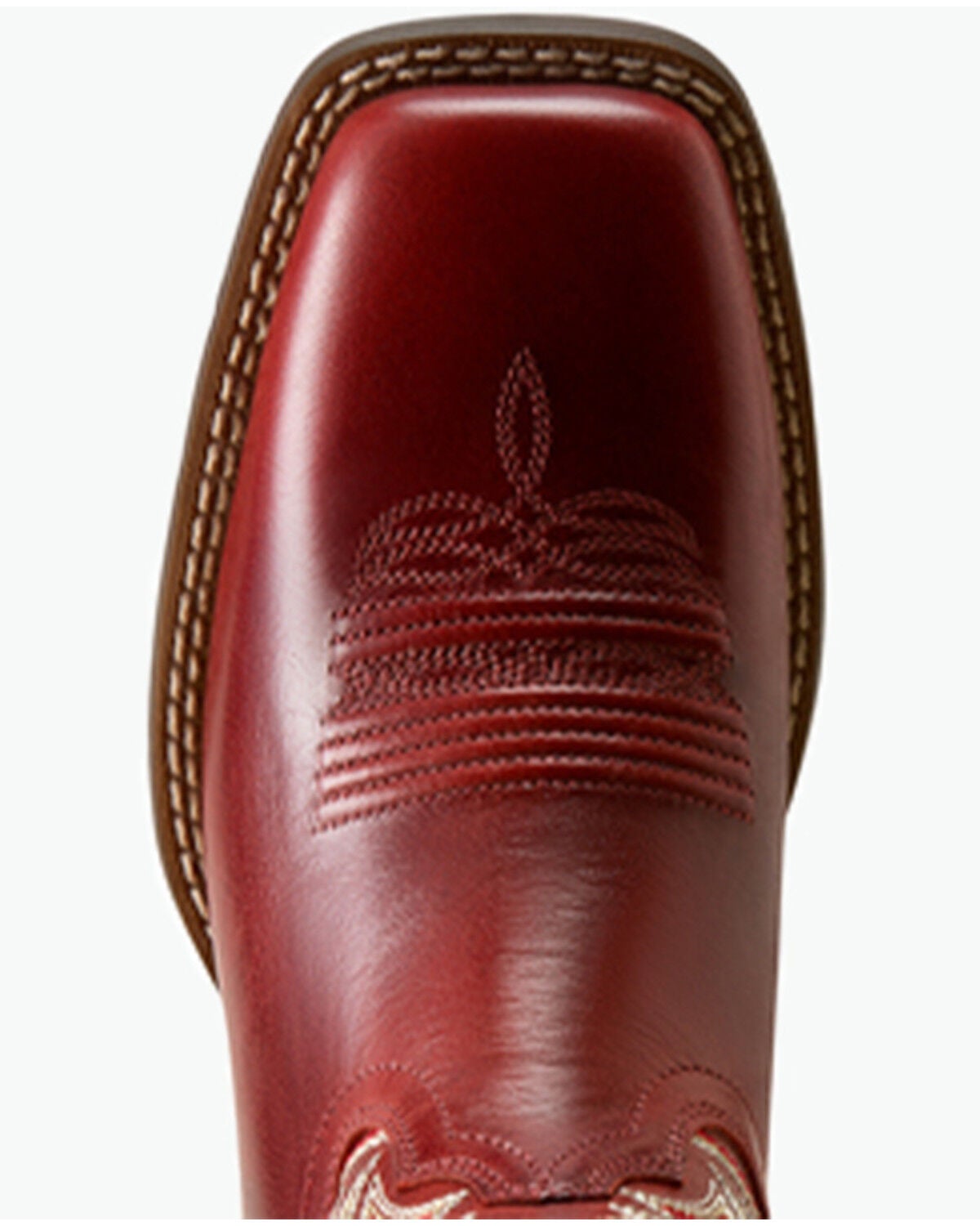 Image #4 - Ariat Women's Round Up Filly Performance Western Boots - Broad Square Toe, Red, hi-res