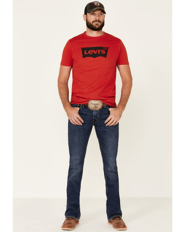 Levi's Men's 527 Quickstep Dark Stretch Slim Bootcut Jeans | Sheplers