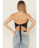 Image #4 - Originality Women's Sequin Strapless Graphic Bandana Top, Black, hi-res