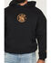 Image #3 - Smith & Wesson Men's Logo Graphic Hooded Sweatshirt, Black, hi-res