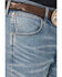 Image #2 - Wrangler Retro Men's Oleson Medium Wash Slim Bootcut Stretch Denim Jeans, Medium Wash, hi-res