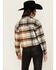 Image #4 - Cleo + Wolf Women's Clara Color Block Plaid Print Button-Down Shacket, Caramel, hi-res