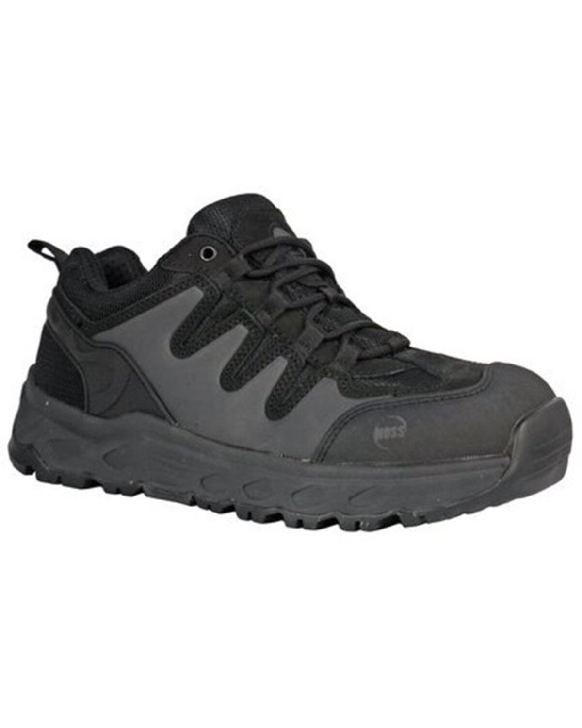 Image #1 - Hoss Men's Eric Lace-Up Work Boots - Aluminum Toe, Black, hi-res