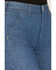 Image #2 - Wrangler Women's Medium Wash Original Rinse High Rise Trouser Stretch Denim Jeans, Medium Wash, hi-res