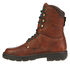 Georgia Boot Men's 8" Eagle Light Lace-Up Work Boots - Round Toe, Russet, hi-res