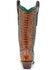 Image #6 - Corral Women's Tan Full Python Woven Cowgirl Boots - Snip Toe, , hi-res