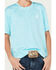 Image #3 - Ariat Boys' Charger Seal Short Sleeve Graphic T-Shirt, Heather Blue, hi-res