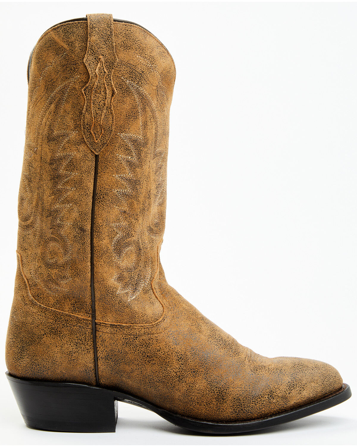 Image #2 - Tony Lama Men's Outpost Desert Goat Leather Western Boots - Round Toe, Tan, hi-res
