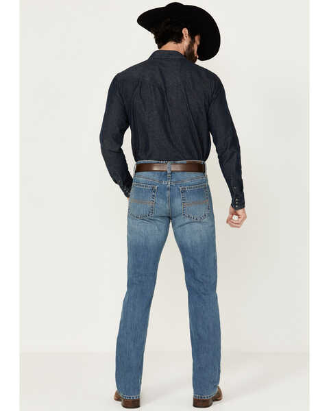 Image #3 - Cody James Men's Roughstock Medium Wash Slim Straight Rigid Denim Jeans , Blue, hi-res