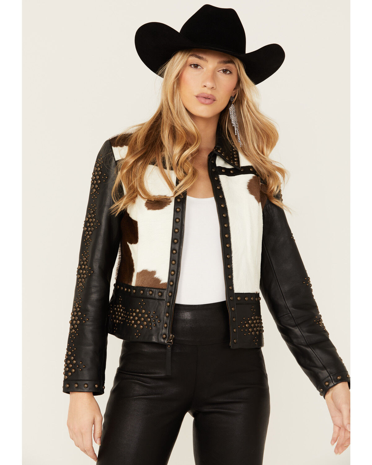 【一部予約販売】 Wonderwest Women's Cowhide Studded Leather Jacket | Sheplers ポケモンカードゲーム
