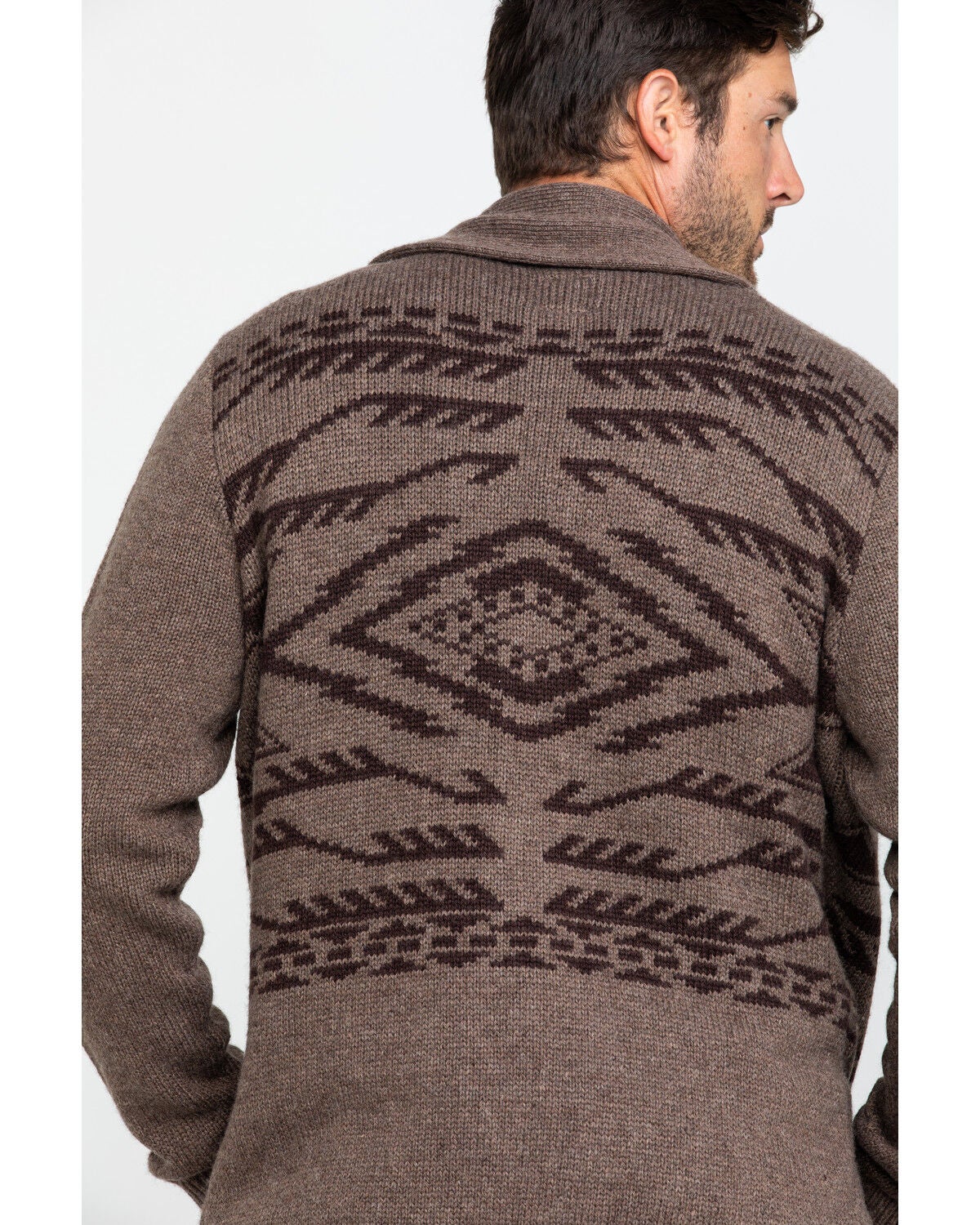 mens aztec print sweater