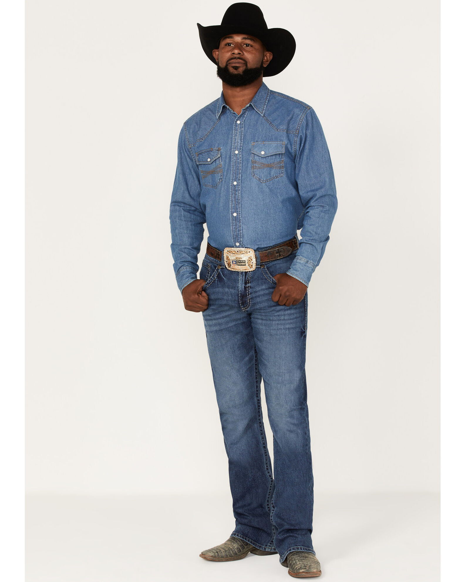 Wrangler rock 47 slim fit bootcut jeans sale