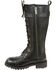 Image #3 - Milwaukee Leather Women's 14" Lace To Toe High Rise Leather Boots - Round Toe - Wide, Black, hi-res